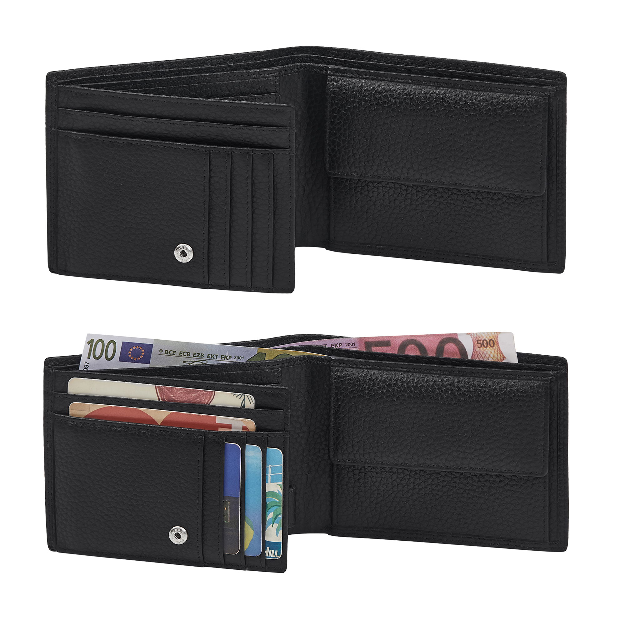 Teskyer Portefeuille Minimaliste Fin Pour Homme Et Femme, Porte-cartes De Crédit, Poche Avant