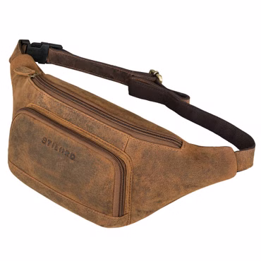 "Raven" Sacoche Homme Cuir Veritable Sac Banane Femme avec Sangle Réglable "Raven" Sacoche Homme Cuir Veritable Sac Banane Femme avec Sangle Réglable