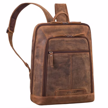 "Giulio" Sac a Dos Homme Cuir Élégant Sac PC Portable 15.6 - 16 Pouces