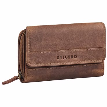 "Lissy" Élégant Porte-Monnaie Femme Cuir Grand Format avec Protection RFID