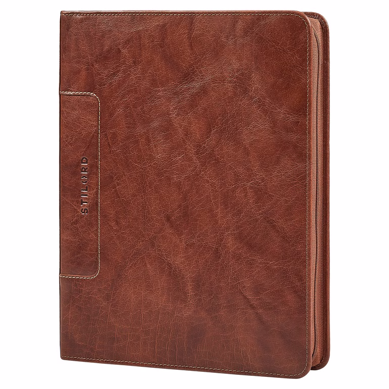 "Don" Conférencier Cuir A4 avec Anneaux