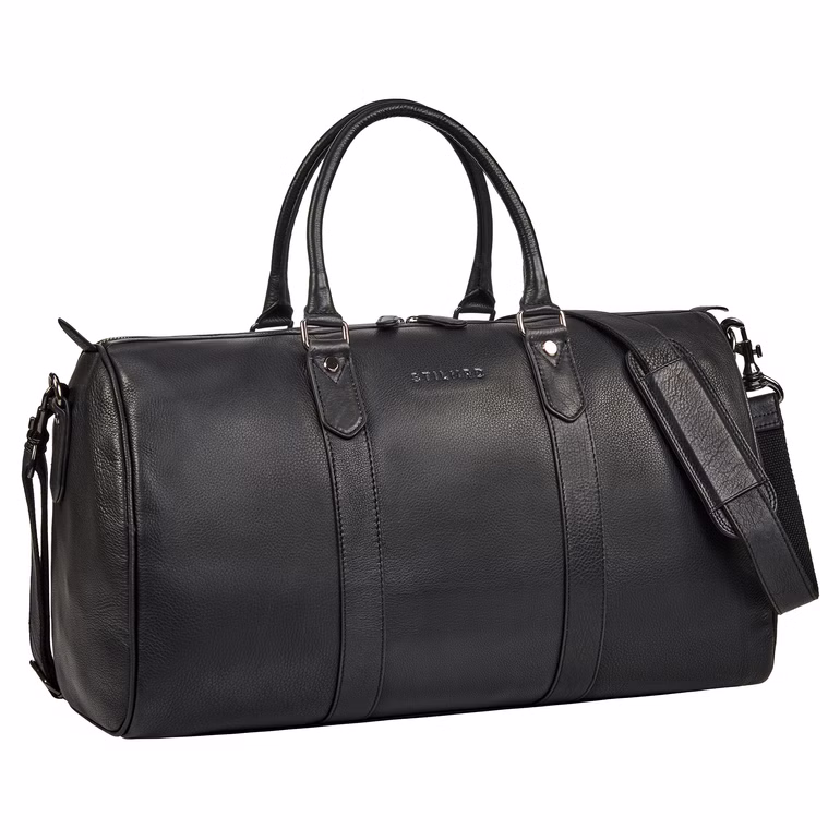 "Santiago" Sac de Voyage Homme Cuir Véritable Sac de Sport Femme Weekend Bag 28L