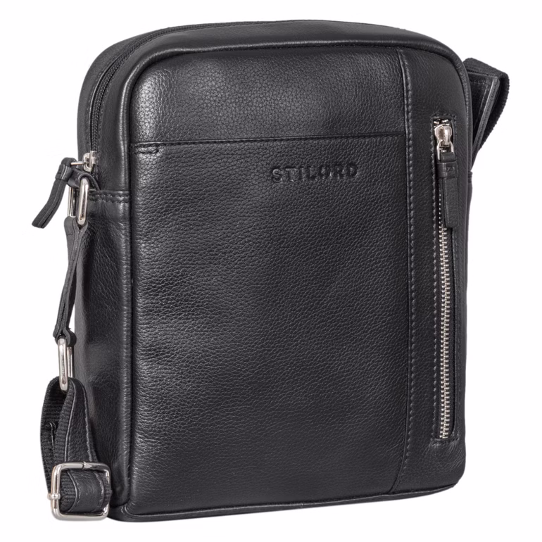 "Memphis" Petite Sacoche Bandoulière Cuir Homme pour Tablette 8 Pouces