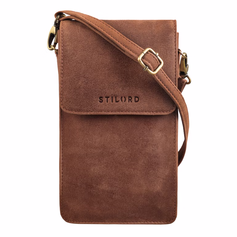 STILORD "Imola" Pochette téléphone cuir véritable