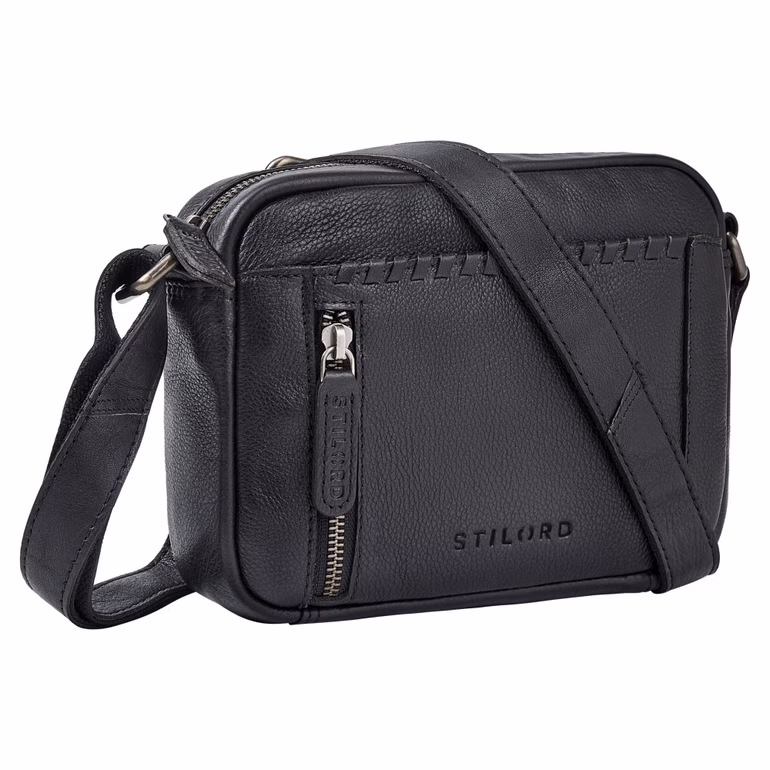 "Marisa" Petit Sac Bandouliere Femme Cuir Véritable Bohème