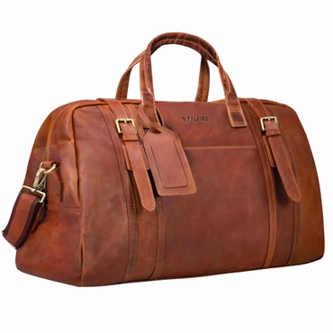 "Vega" Sac de Voyage 34 L en Cuir Vintage pour Femme et Homme "Vega" Sac de Voyage 34 L en Cuir Vintage pour Femme et Homme