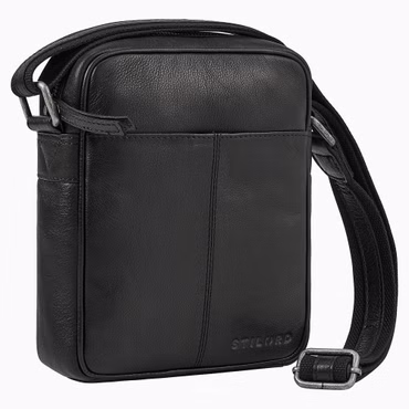 "Nilo" Élégant Sac Bandoulière Homme Cuir pour Tablette 8,3 Pouces "Nilo" Élégant Sac Bandoulière Homme Cuir pour Tablette 8,3 Pouces