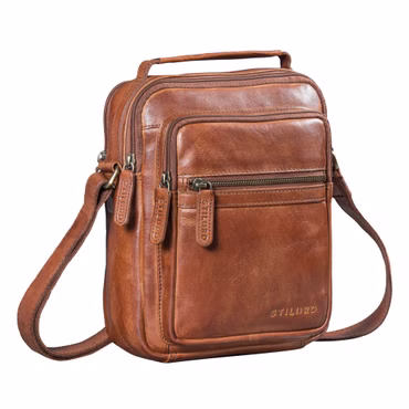 "Lazzaro" Sac Bandoulière Homme Cuir Petit pour Tablette 10,9" "Lazzaro" Sac Bandoulière Homme Cuir Petit pour Tablette 10,9"