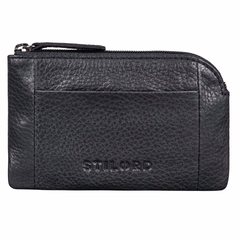 "Jannik" Porte-clés en Cuir avec Compartiment Monnaie