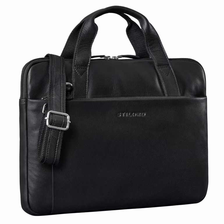 "Cornelius" Sacoche Vintage Fine Ordinateur Portable 15-16 Pouces Cuir Homme