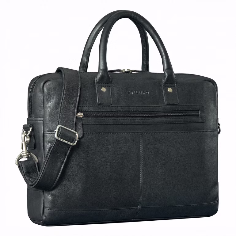 "Gonzalo" Sac Business Homme en Cuir Grand Porte Documents et Laptop 15 6–16 Pouces