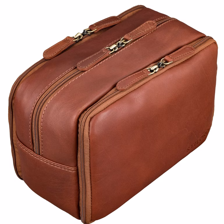 "Corse" trousse de toilette cuir XL "Corse" trousse de toilette cuir XL