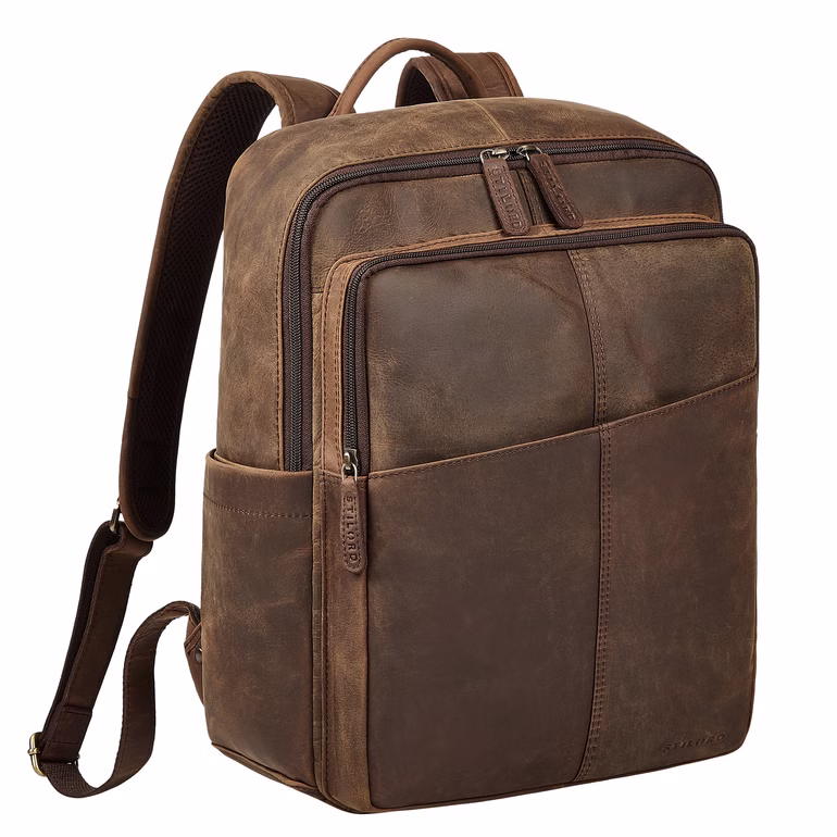 Second Choix "Maurizio" Grand Sac a Dos Homme Travail en Cuir Véritable pour PC Portable 15.6 Pouces Second Choix "Maurizio" Grand Sac a Dos Homme Travail en Cuir Véritable pour PC Portable 15.6 Pouces