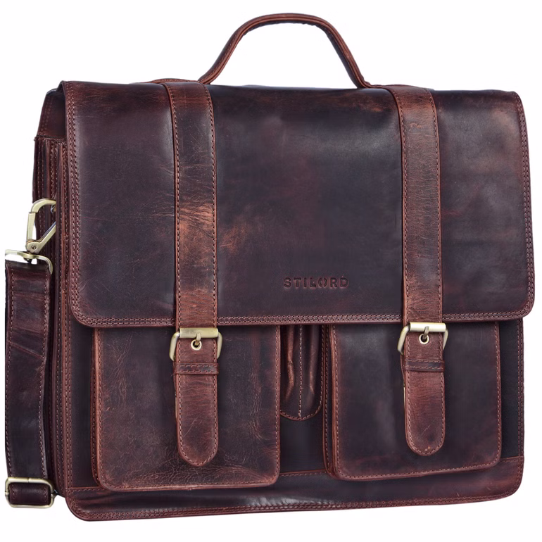 "Marius" Sac de Professeur d'Enseignant en Cuir