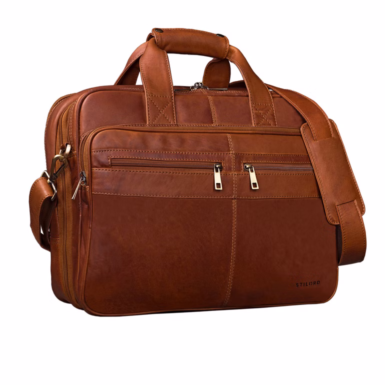 "Alexander" Sac d'Affaires Hommes Cuir