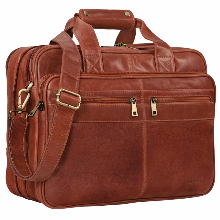 "Alexander" Sac d'Affaires Hommes Cuir