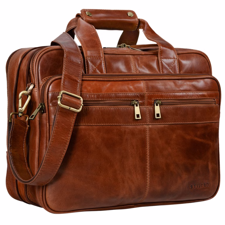"Alexander" Sac d'Affaires Hommes Cuir