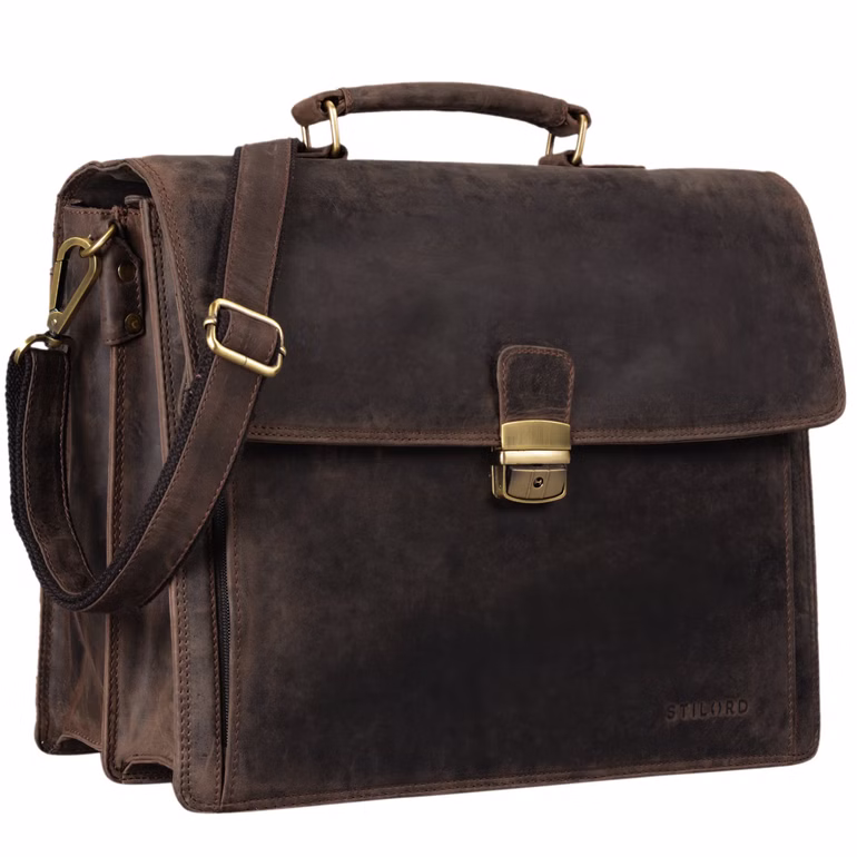 "Noel" Cartable cuir homme et femme