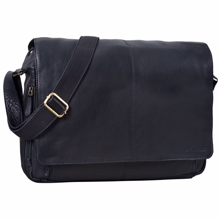 "Alex" Sac Messager en Cuir
