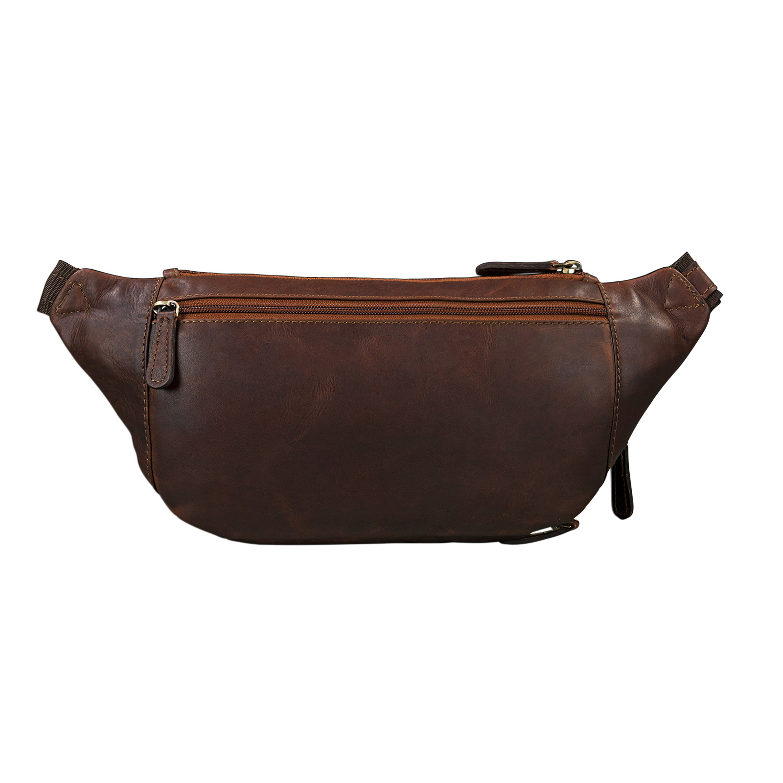 Sac Sacoche besace homme bandoulière vintage en toile pour Voyage Bureau Marron