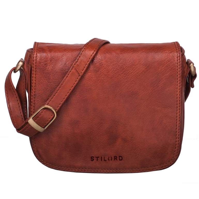 'Isabelle' Sac à Bandoulière Cuir