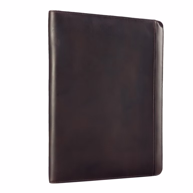 'Tilo' Porte-documents Cuir Vintage Agenda