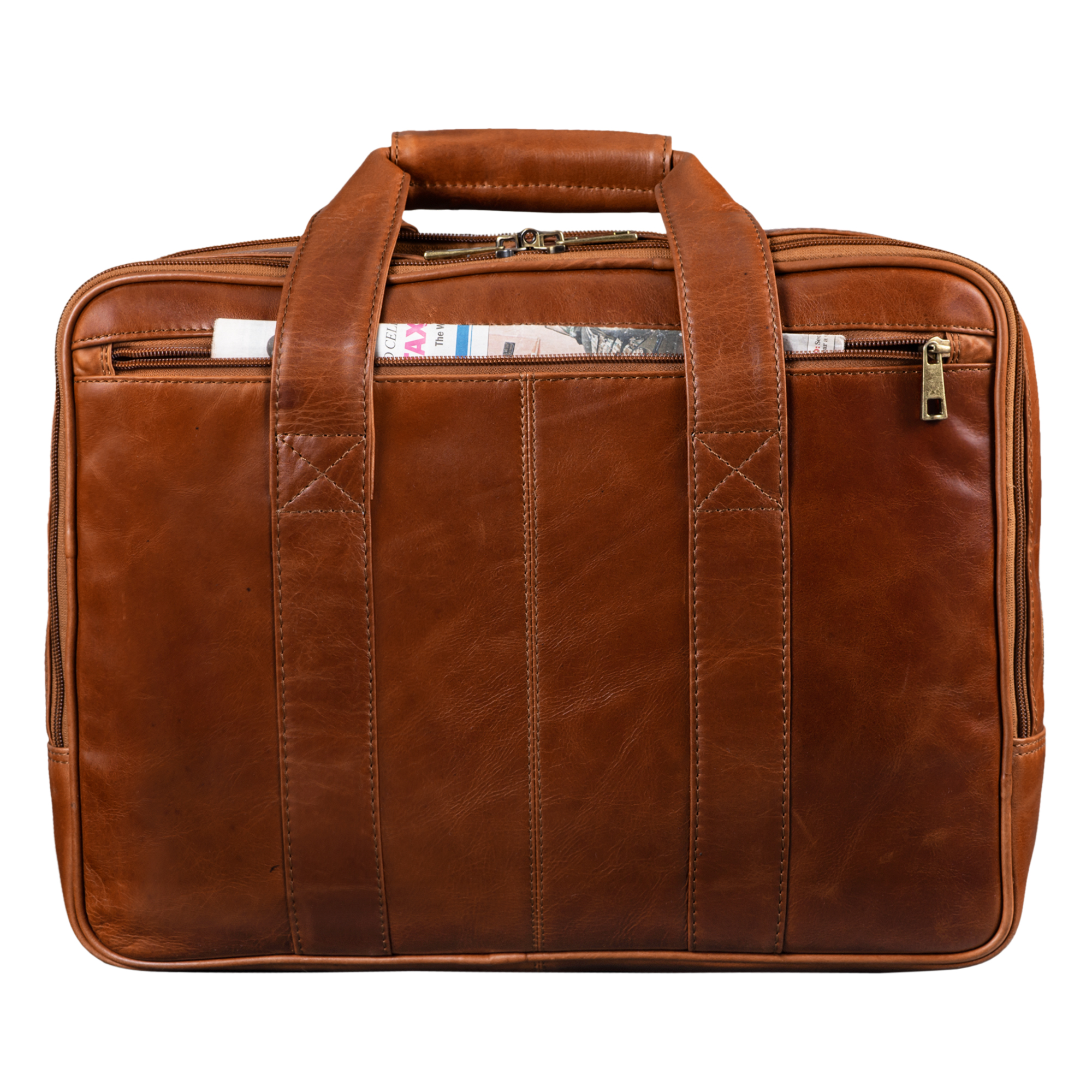 STILORD 'Alexander' - Sac Affaires Cuir Vachette - Porte-documents 40x32x20cm - Bandoulière Réglable