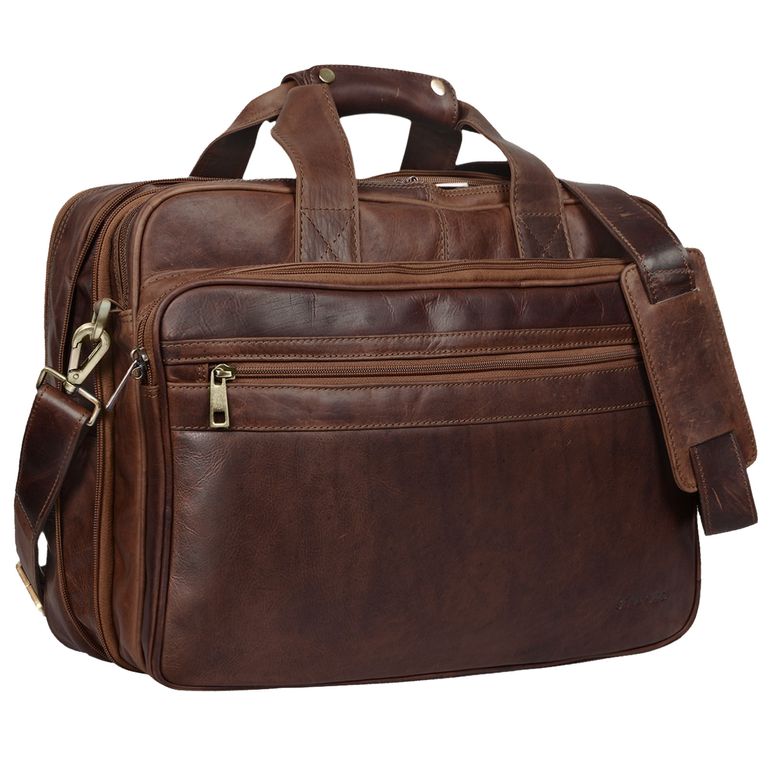 "Leopold" Sac d'Enseignant Hommes Cuir