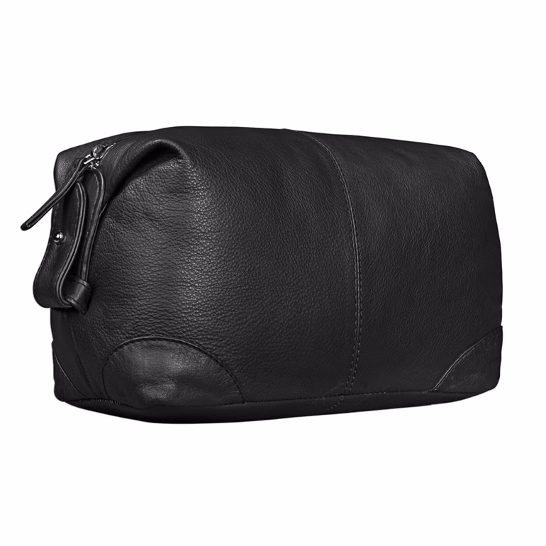 "Carsten" Sac de Toilette Cuir