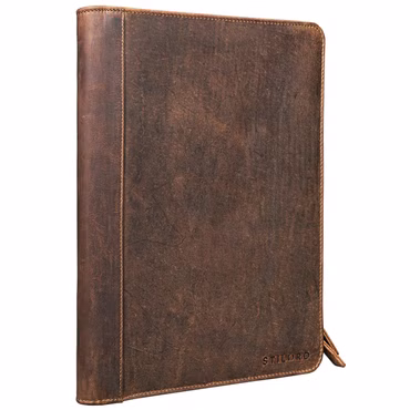 "Julius" Vintage Porte-Documents en cuir