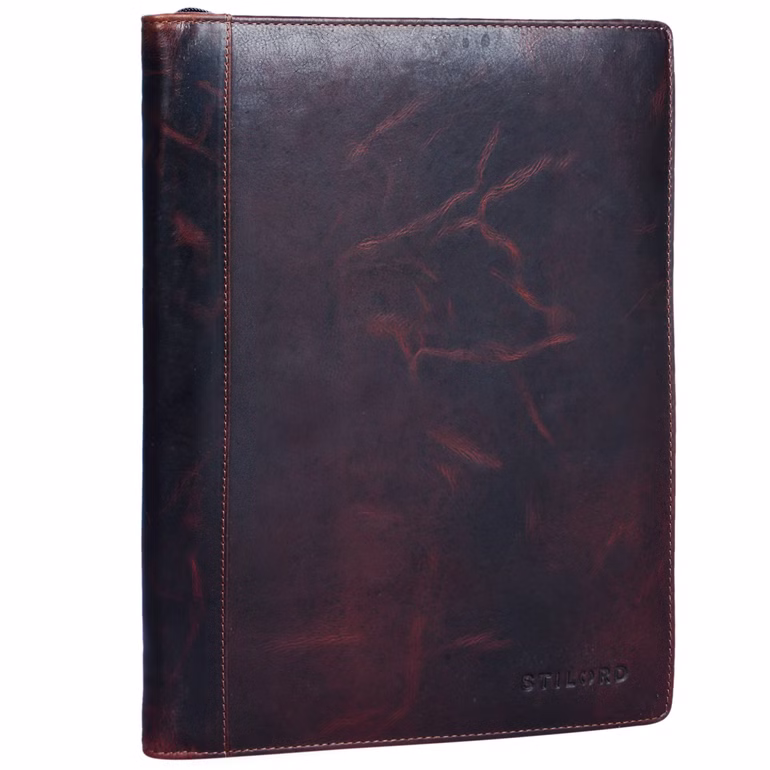 "Julius" Vintage Porte-Documents en cuir