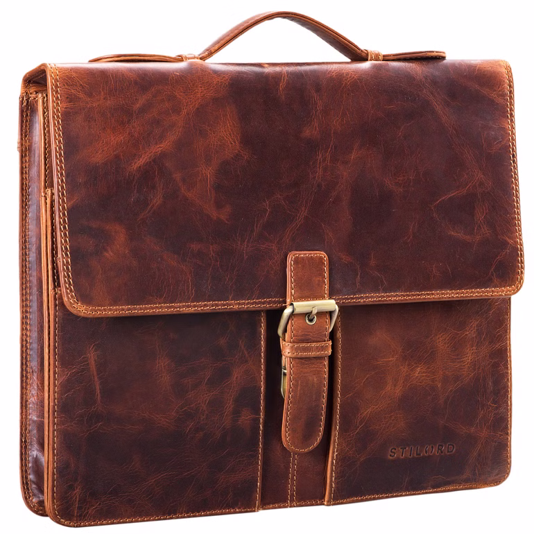 'Aurelio' Porte-documents en Cuir avec Poignée