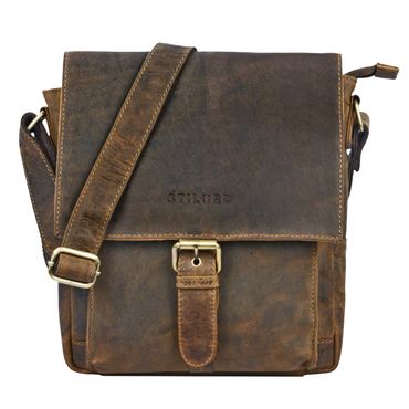 STILORD Moritz Vintage Sac Bandouli/ère Cuir Homme Sacoche Sac /à l/épaule pour Tablette iPad 10,1 Pouces Besace Sac /à Main Couleur:Cognac Marron fonc/é