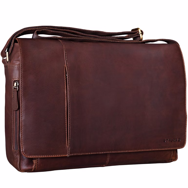 "Elias" Sacoche homme cuir Vintage