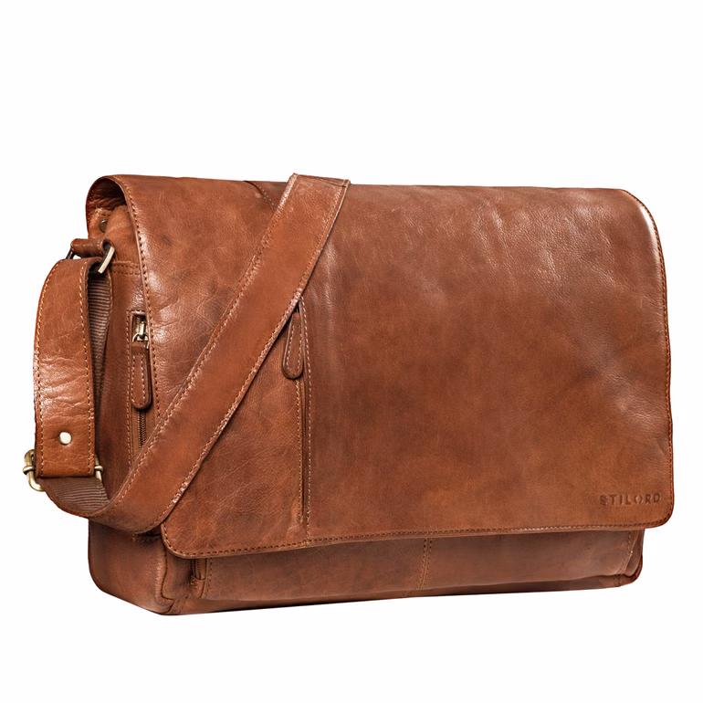 "Elias" Sacoche homme cuir Vintage