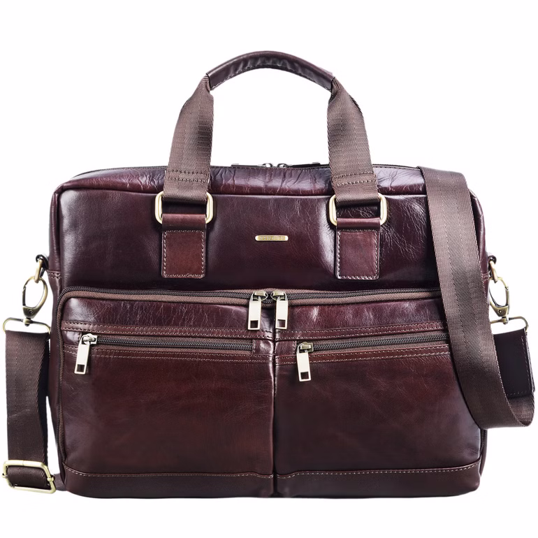 "Vito" Vintage Sac d'Affaires en cuir