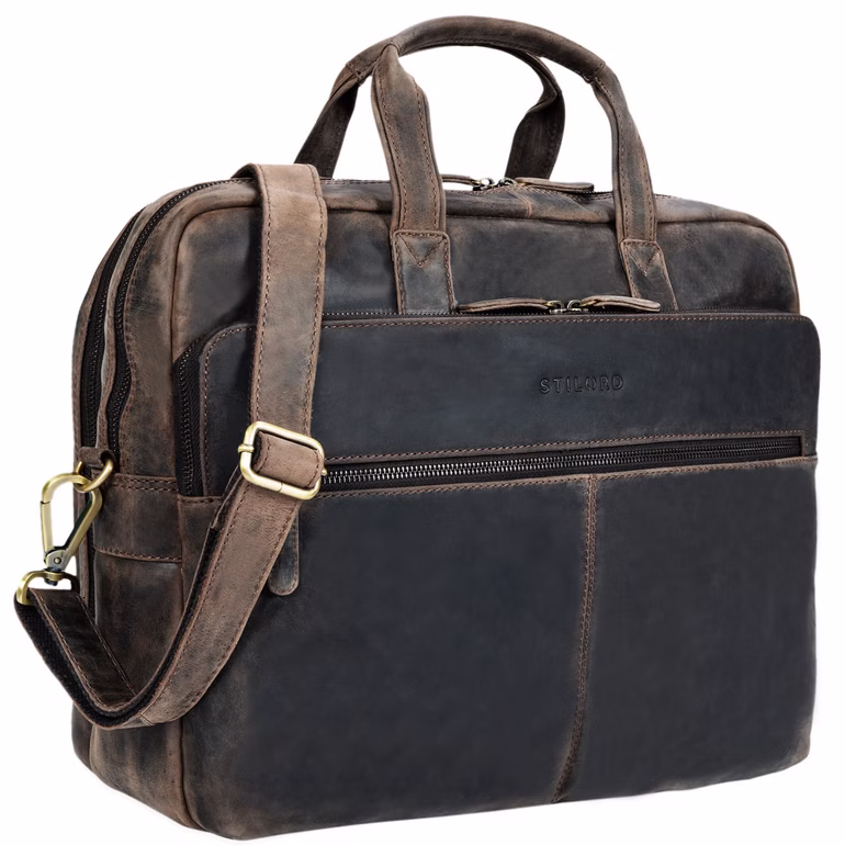 "William" Sac d'Affaires Homme Cuir