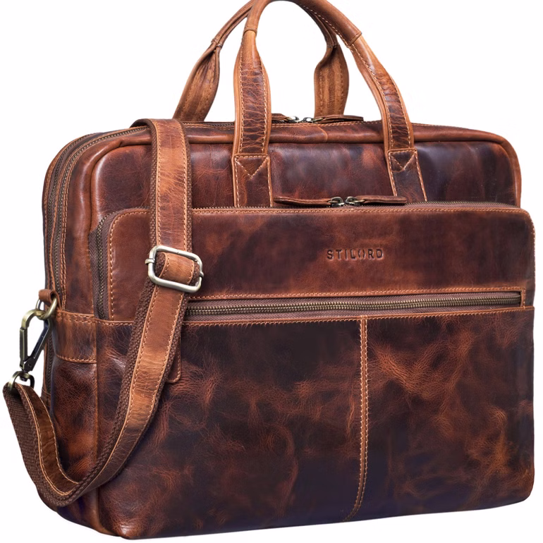 "William" Serviette Classique Homme Cuir XL "William" Serviette Classique Homme Cuir XL