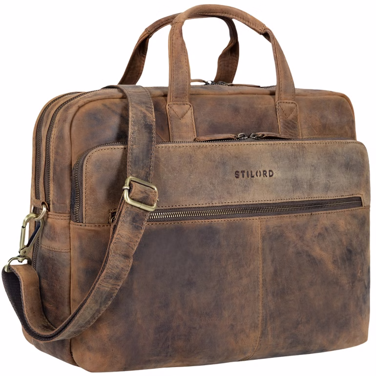 "William" Serviette Classique Homme Cuir XL "William" Serviette Classique Homme Cuir XL