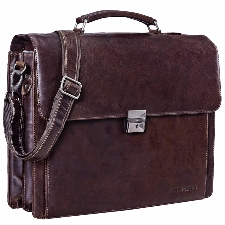 "Johann" Mallette Professionnelle en Cuir
