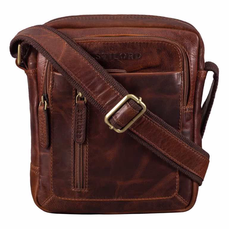 "Jamie" Sacoche Cuir Homme Bandoulière