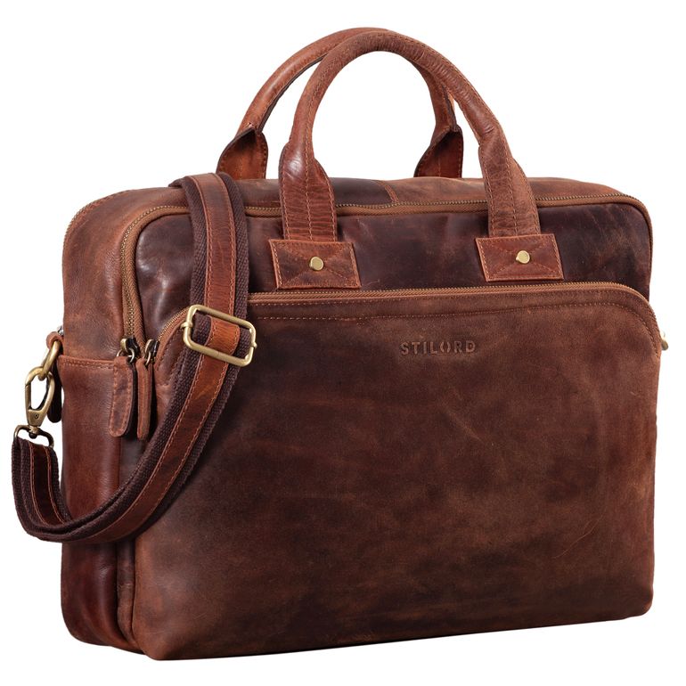 'Hector' Sacoche Business Homme Cuir