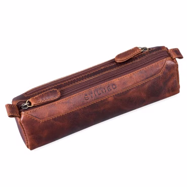 "Jim" Trousse Vintage en Cuir