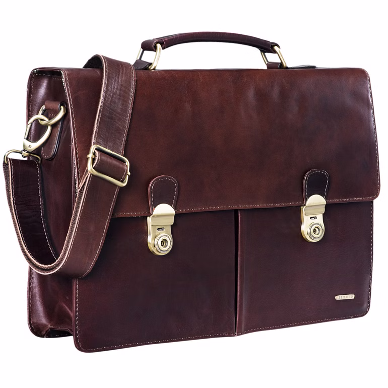 'Arturo' Sac d'Affaires en Cuir