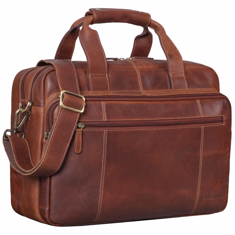 "Experience" Sac de Professeur en Cuir