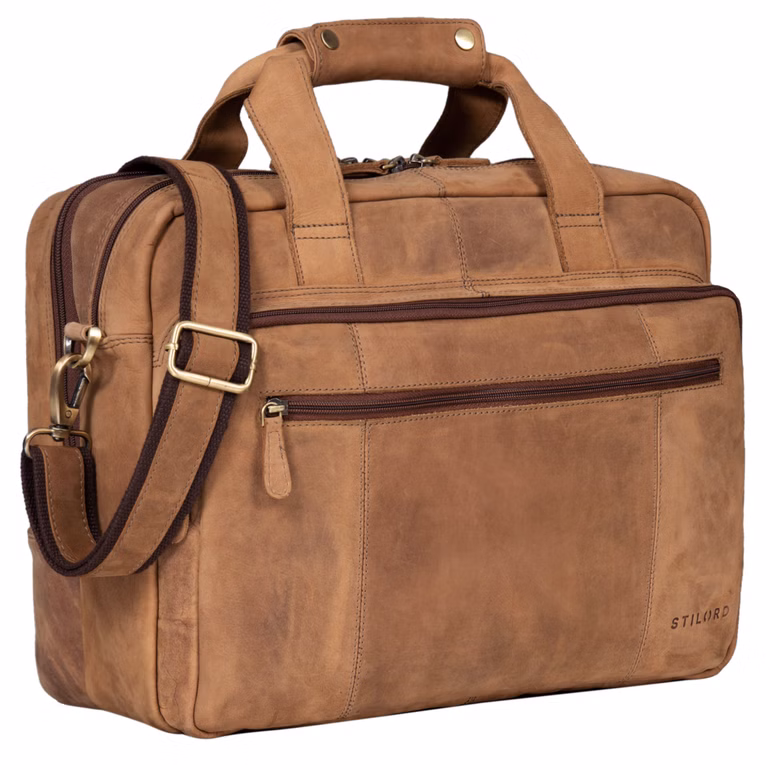 "Experience" Sac de Professeur en Cuir