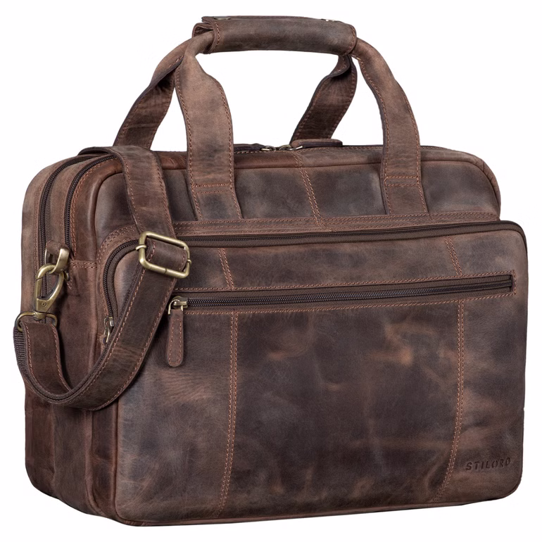 "Experience" Sac de Professeur en Cuir