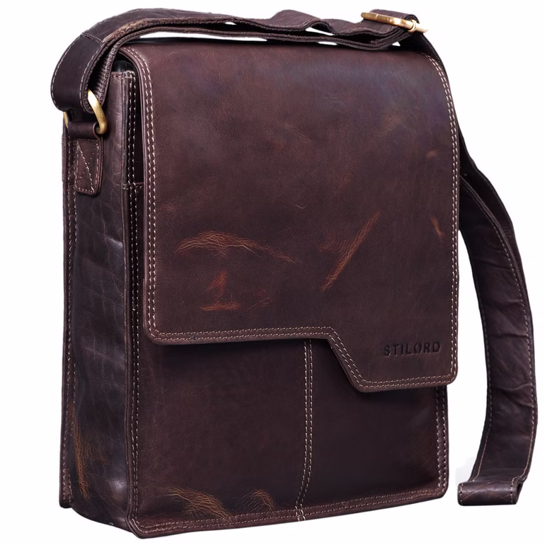 "Sheffield" Sac Bandoulière en Cuir